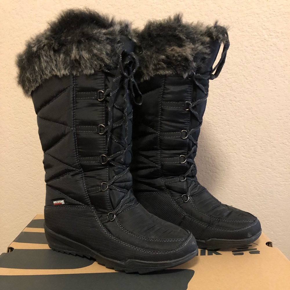 Kamik’s Porto Winter Boot Black Fabric